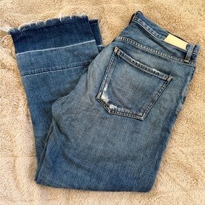 Citizens of Humanity Cora Crop w/relaxed undone hem